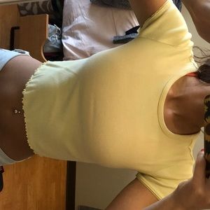 Yellow Crop Top